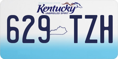 KY license plate 629TZH