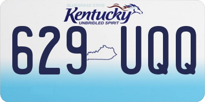 KY license plate 629UQQ