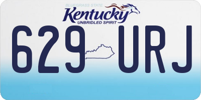 KY license plate 629URJ