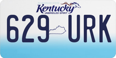 KY license plate 629URK