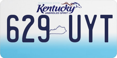 KY license plate 629UYT