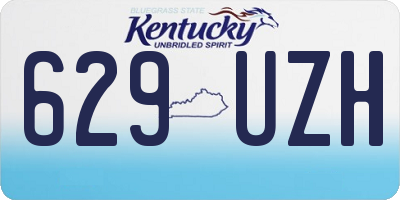KY license plate 629UZH