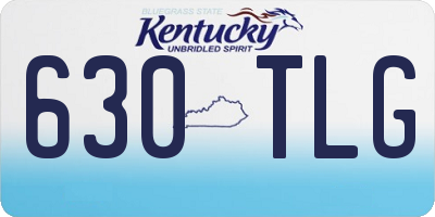 KY license plate 630TLG