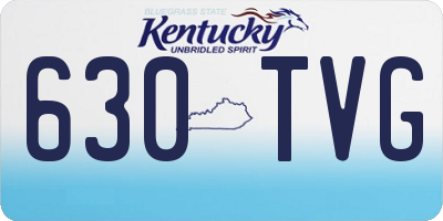 KY license plate 630TVG