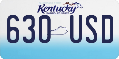 KY license plate 630USD
