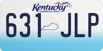 KY license plate 631JLP