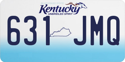 KY license plate 631JMQ