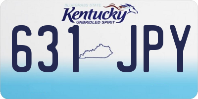 KY license plate 631JPY