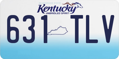 KY license plate 631TLV