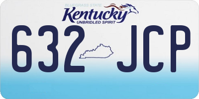 KY license plate 632JCP