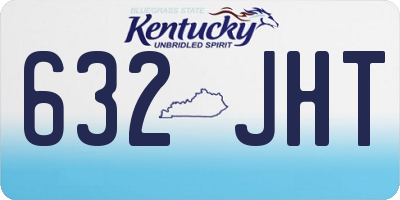KY license plate 632JHT