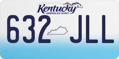 KY license plate 632JLL