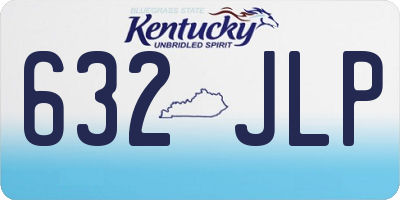 KY license plate 632JLP