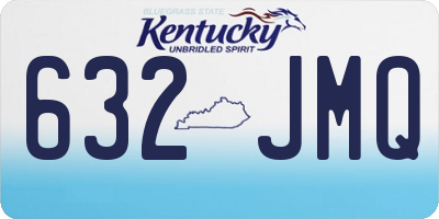 KY license plate 632JMQ