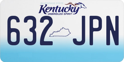 KY license plate 632JPN