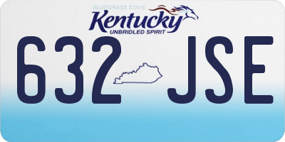 KY license plate 632JSE