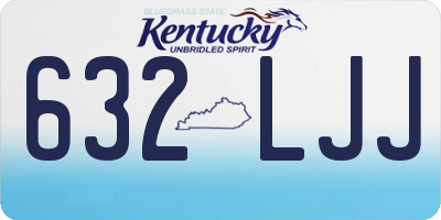 KY license plate 632LJJ