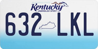 KY license plate 632LKL