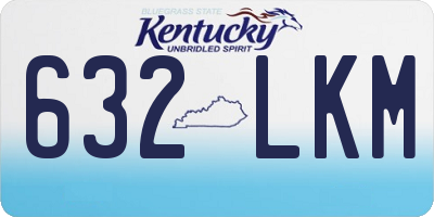 KY license plate 632LKM