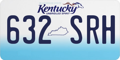KY license plate 632SRH