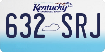KY license plate 632SRJ