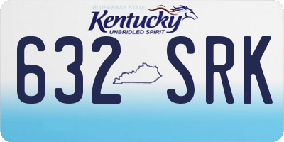 KY license plate 632SRK