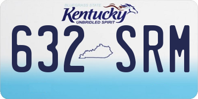 KY license plate 632SRM