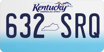 KY license plate 632SRQ