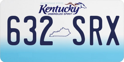 KY license plate 632SRX
