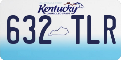 KY license plate 632TLR