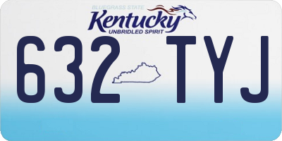 KY license plate 632TYJ