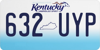 KY license plate 632UYP