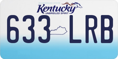 KY license plate 633LRB