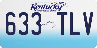 KY license plate 633TLV