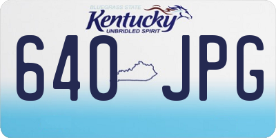 KY license plate 640JPG