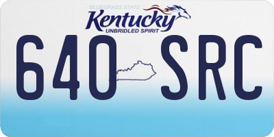 KY license plate 640SRC