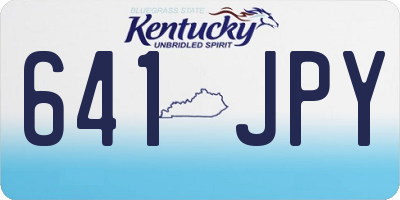 KY license plate 641JPY