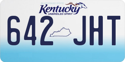 KY license plate 642JHT