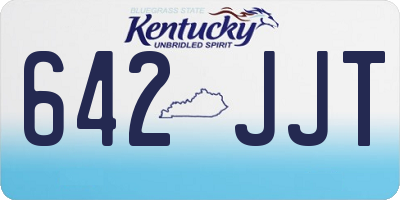 KY license plate 642JJT