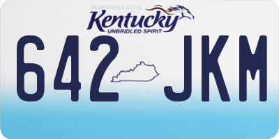 KY license plate 642JKM