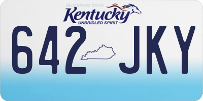 KY license plate 642JKY