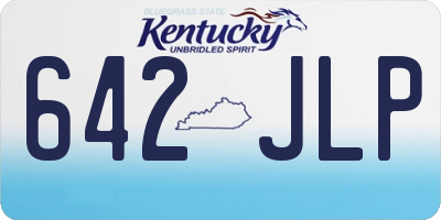 KY license plate 642JLP