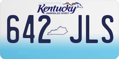 KY license plate 642JLS