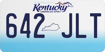 KY license plate 642JLT