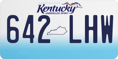 KY license plate 642LHW