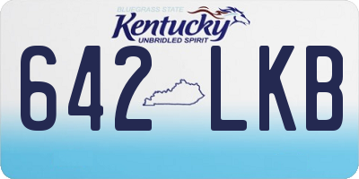 KY license plate 642LKB