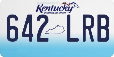 KY license plate 642LRB
