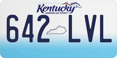 KY license plate 642LVL