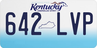 KY license plate 642LVP