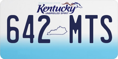 KY license plate 642MTS